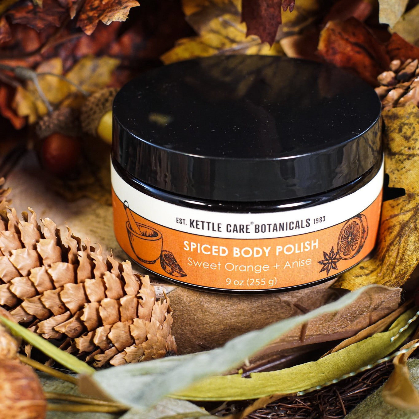 Spiced Body Polish w/ Sweet Orange + Anise, 9oz