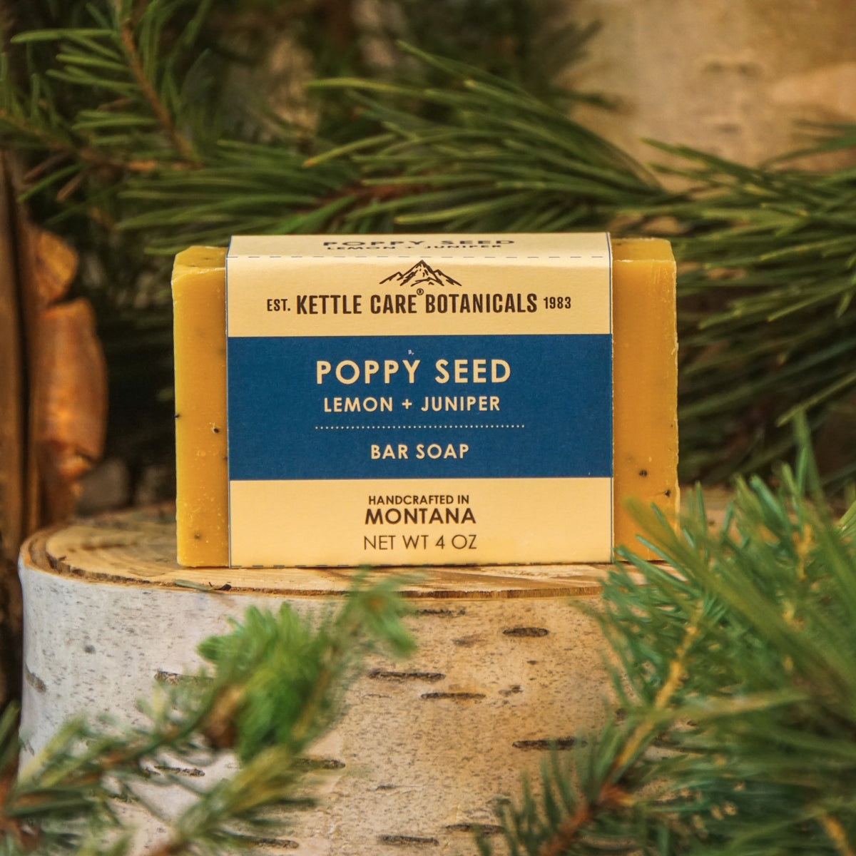 Lemon Poppy Seed Bar Soap, 4 oz