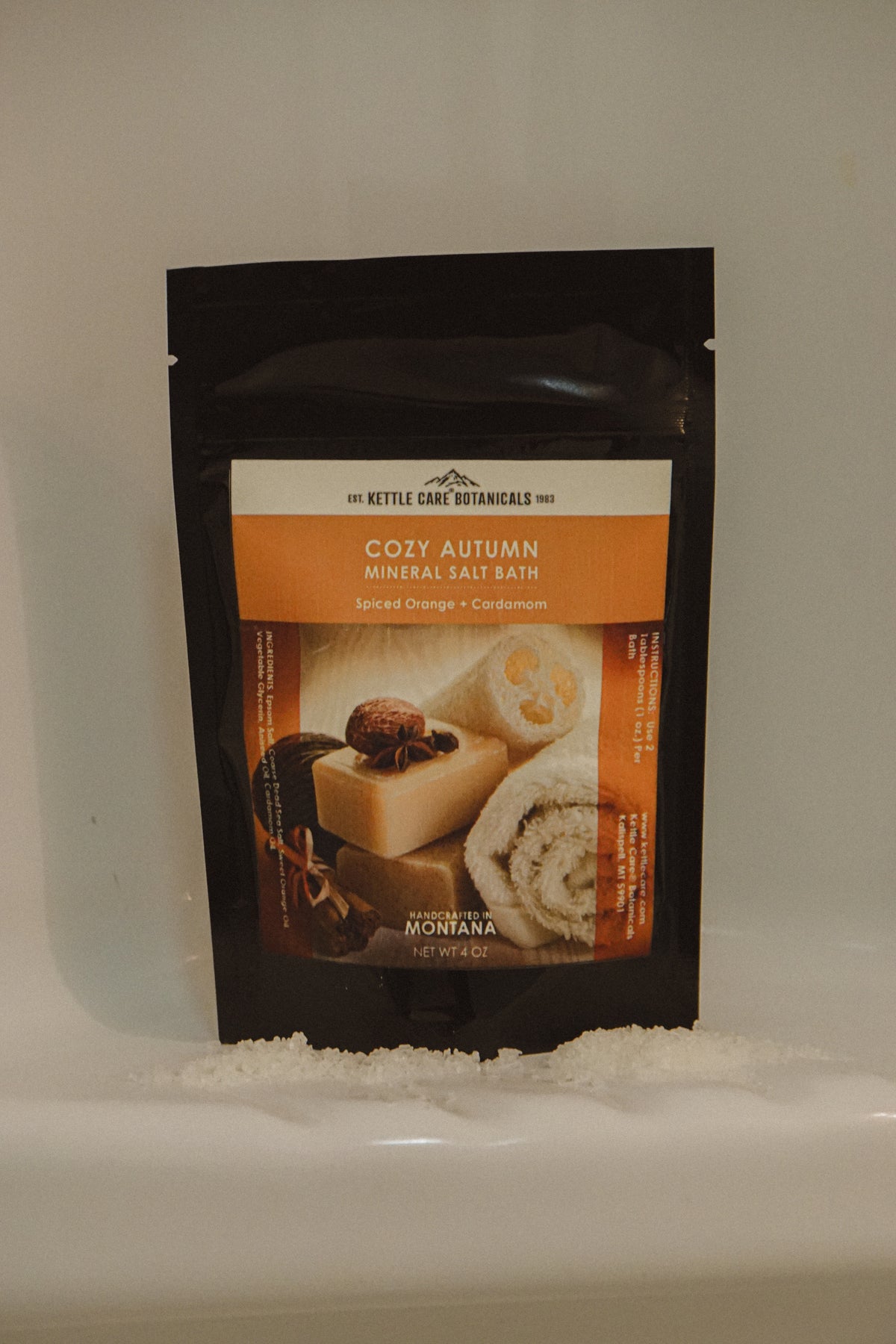 Cozy Autumn Mineral Salt Bath, 4 oz