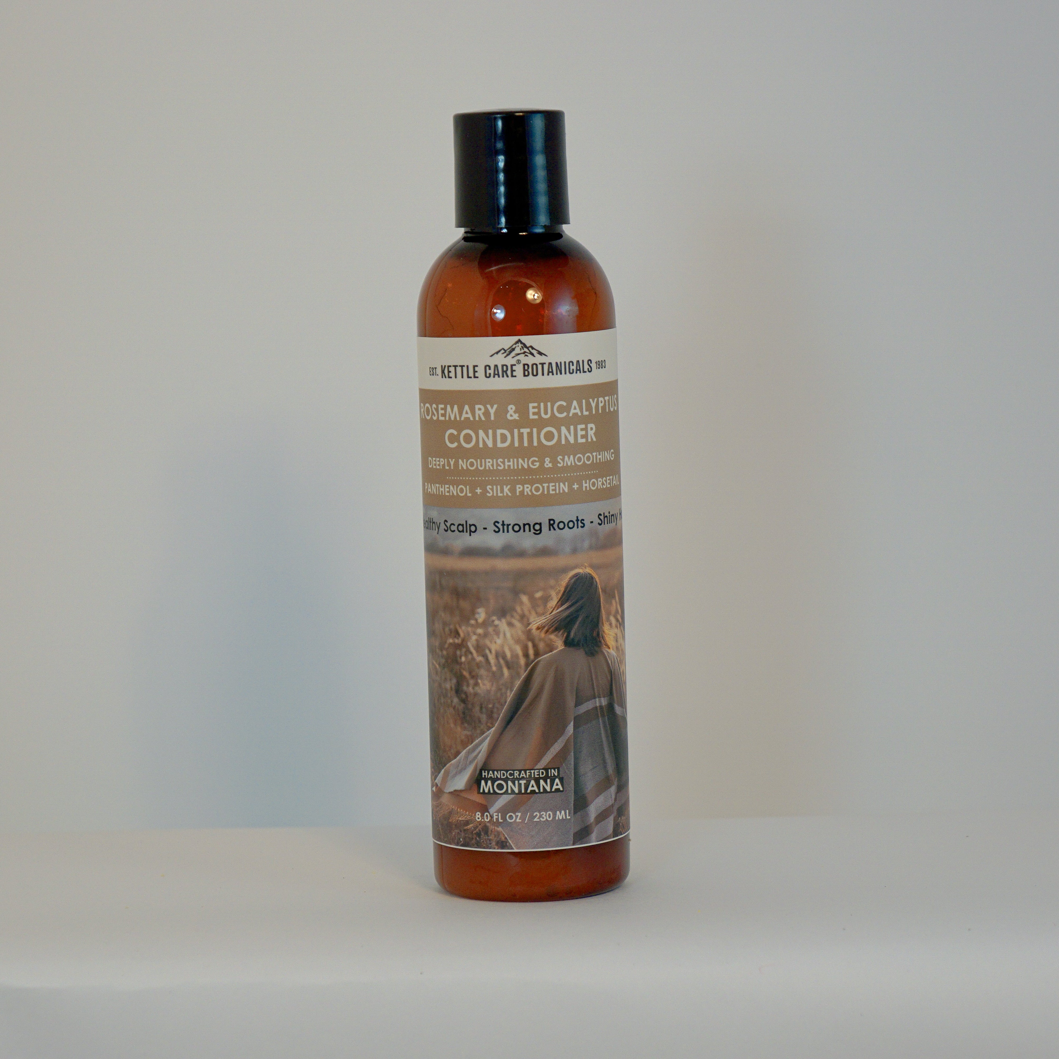 Rosemary & Eucalyptus Conditioner w/ Panthenol + Silk Protein + Horsetail, 8oz