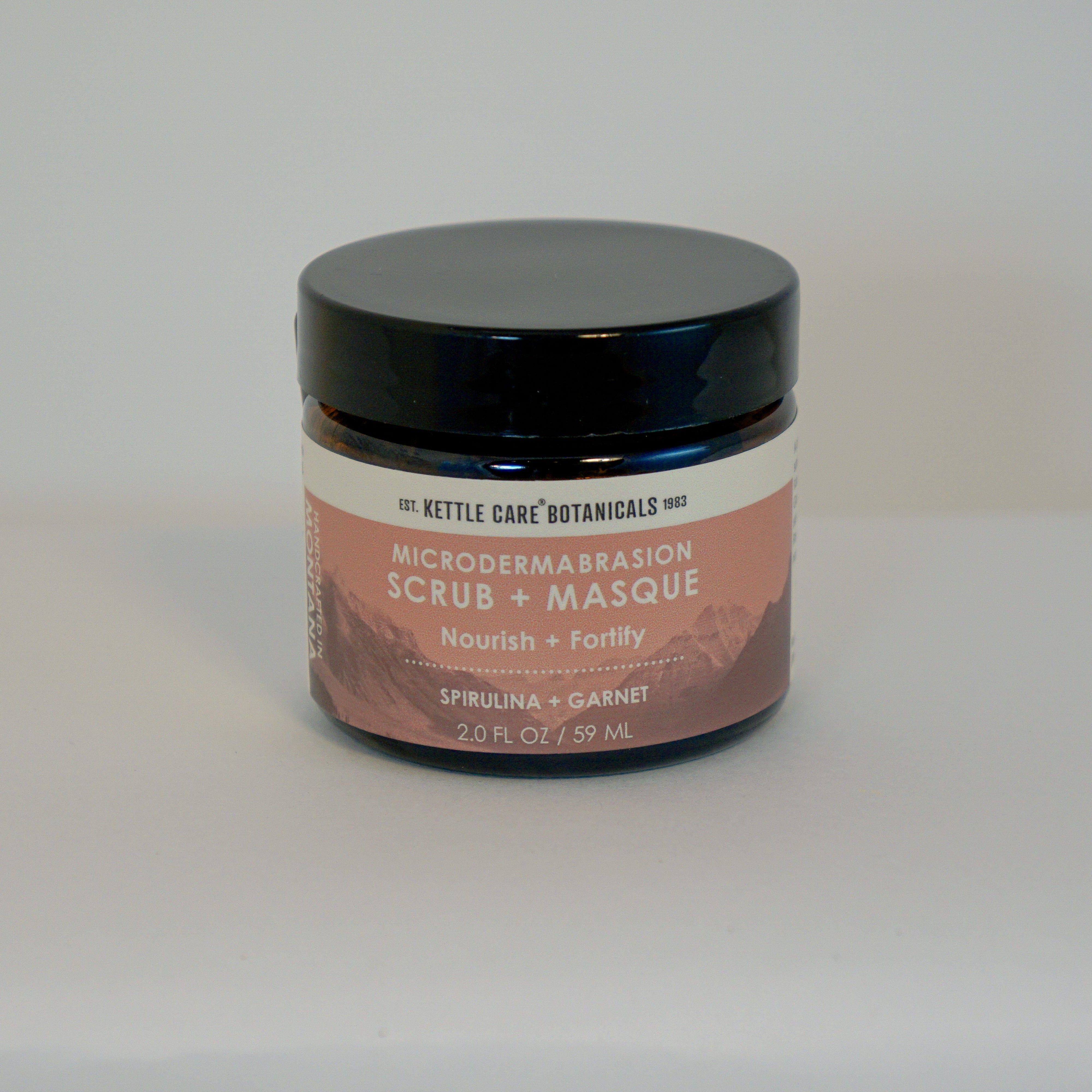Microdermabrasion Masque & Scrub with Spirulina + Garnet Gem Powder, 2 fl oz