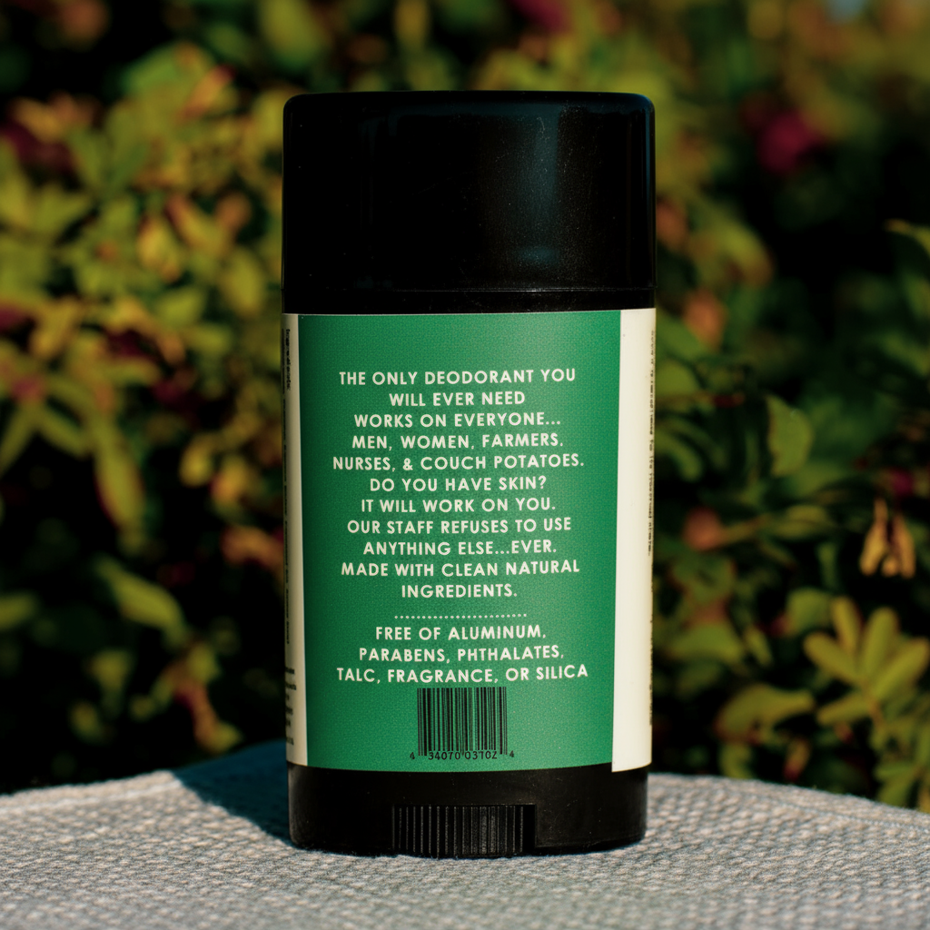 Natural Deodorant - Great Stocking Stuffer