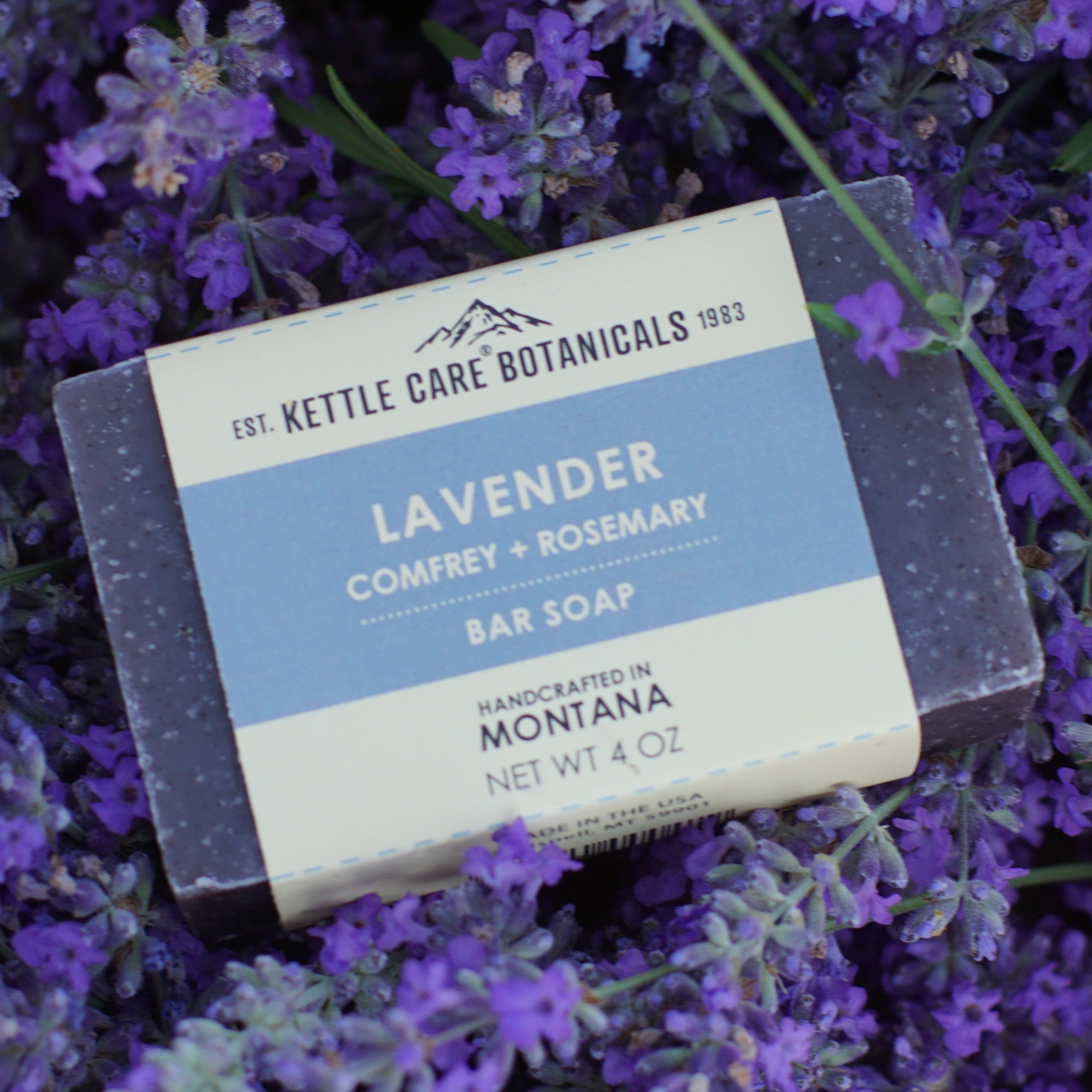 Lavender + Comfrey Bar Soap, 4 oz