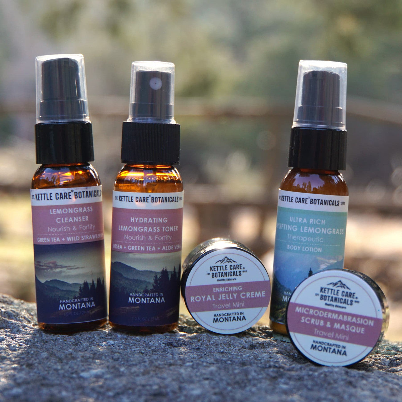 Nourish & Fortify Skincare Travel Kit - Lovely Stocking Stuffer