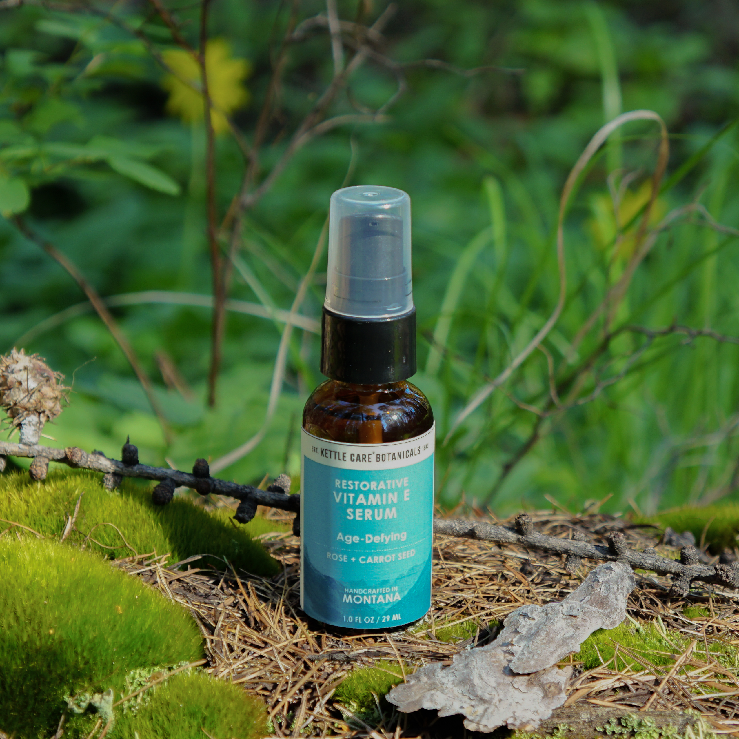 Restorative Vitamin E Serum w/ Rose + Carrot Seed, 1 fl oz