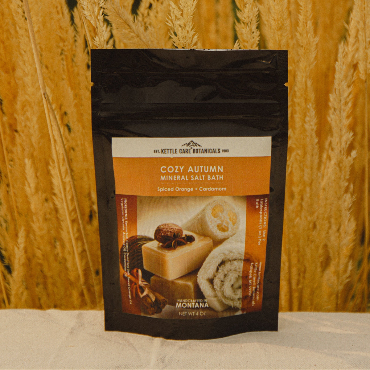 Cozy Autumn Mineral Salt Bath, 4 oz