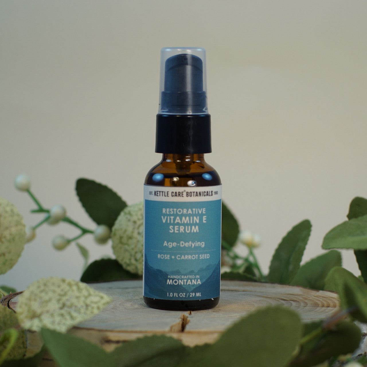 Restorative Vitamin E Serum w/ Rose + Carrot Seed, 1 fl oz