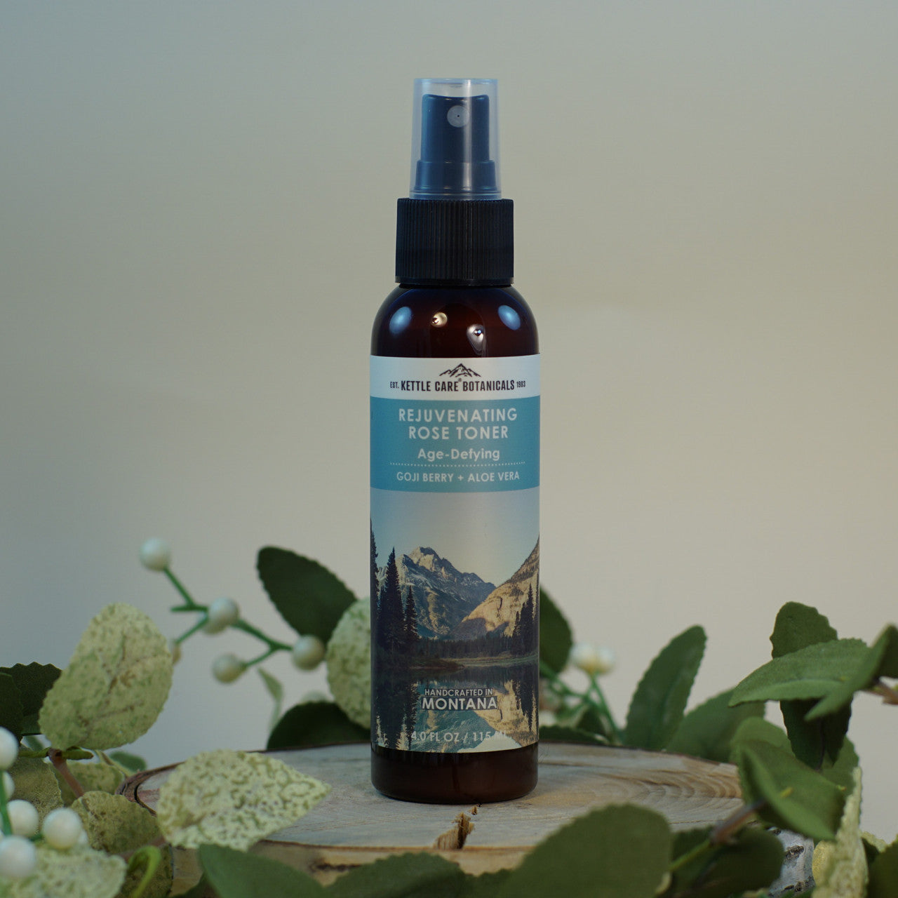 Rejuvenating Rose Toner with Goji Berry + Gotu Kola, 4 fl oz