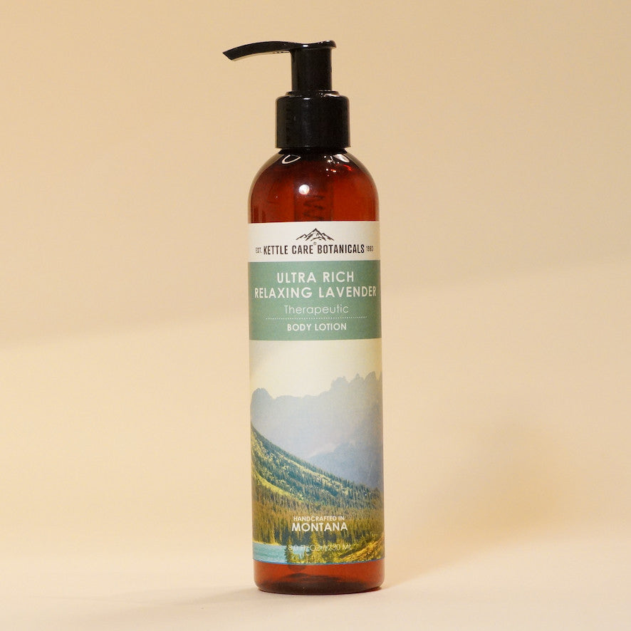 This is a picture of our 8oz Ultra-Rich Lavender Body Lotion. Super concentrated, so a little goes a long way, our Lavender Lotion lasts all day