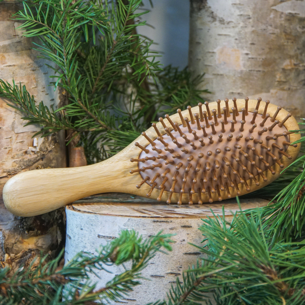 Bamboo Paddle Brush