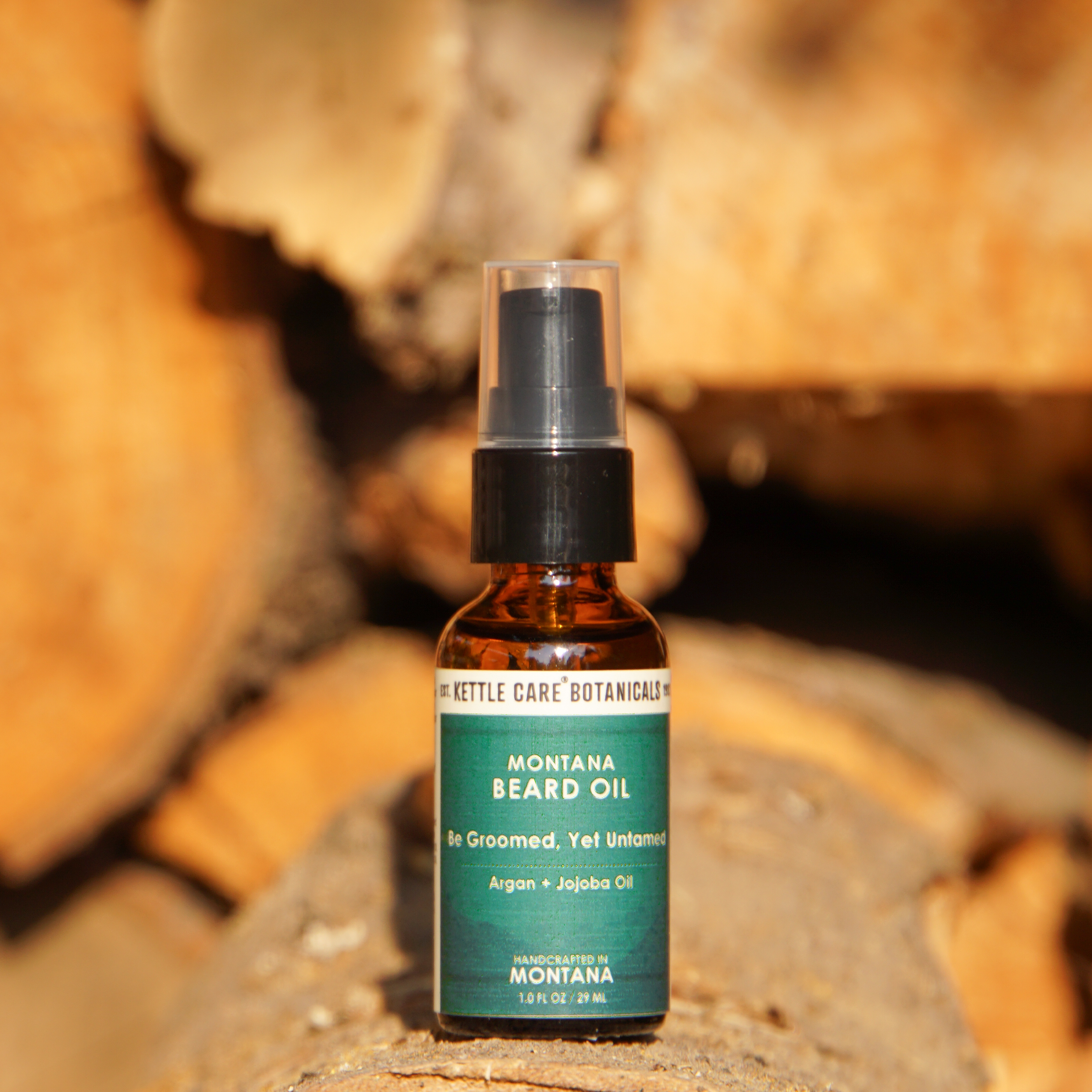 Montana Beard Oil w/ Argan + Jojoba Oil, 1 fl oz.