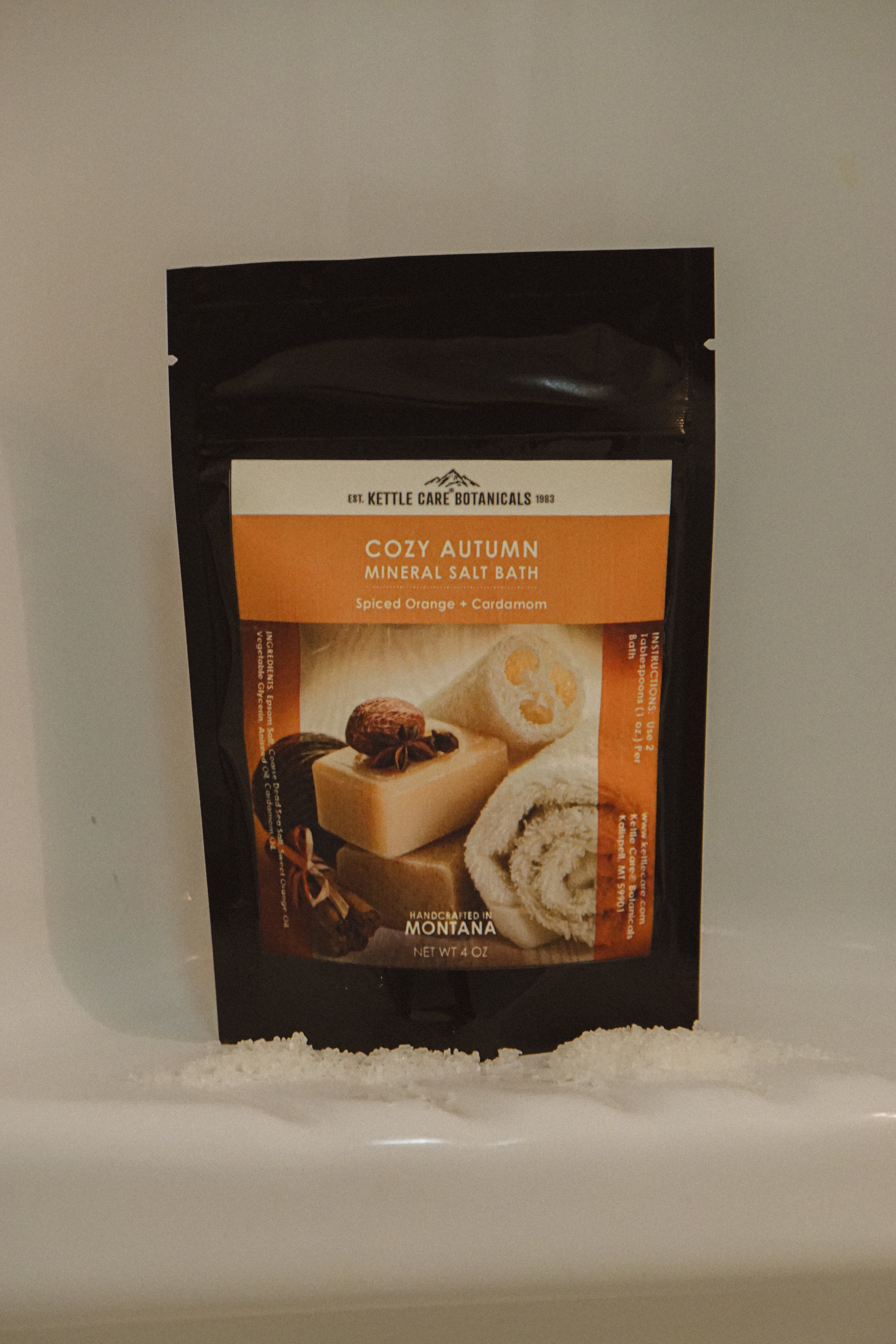 Cozy Autumn Mineral Salt Bath, 4 oz
