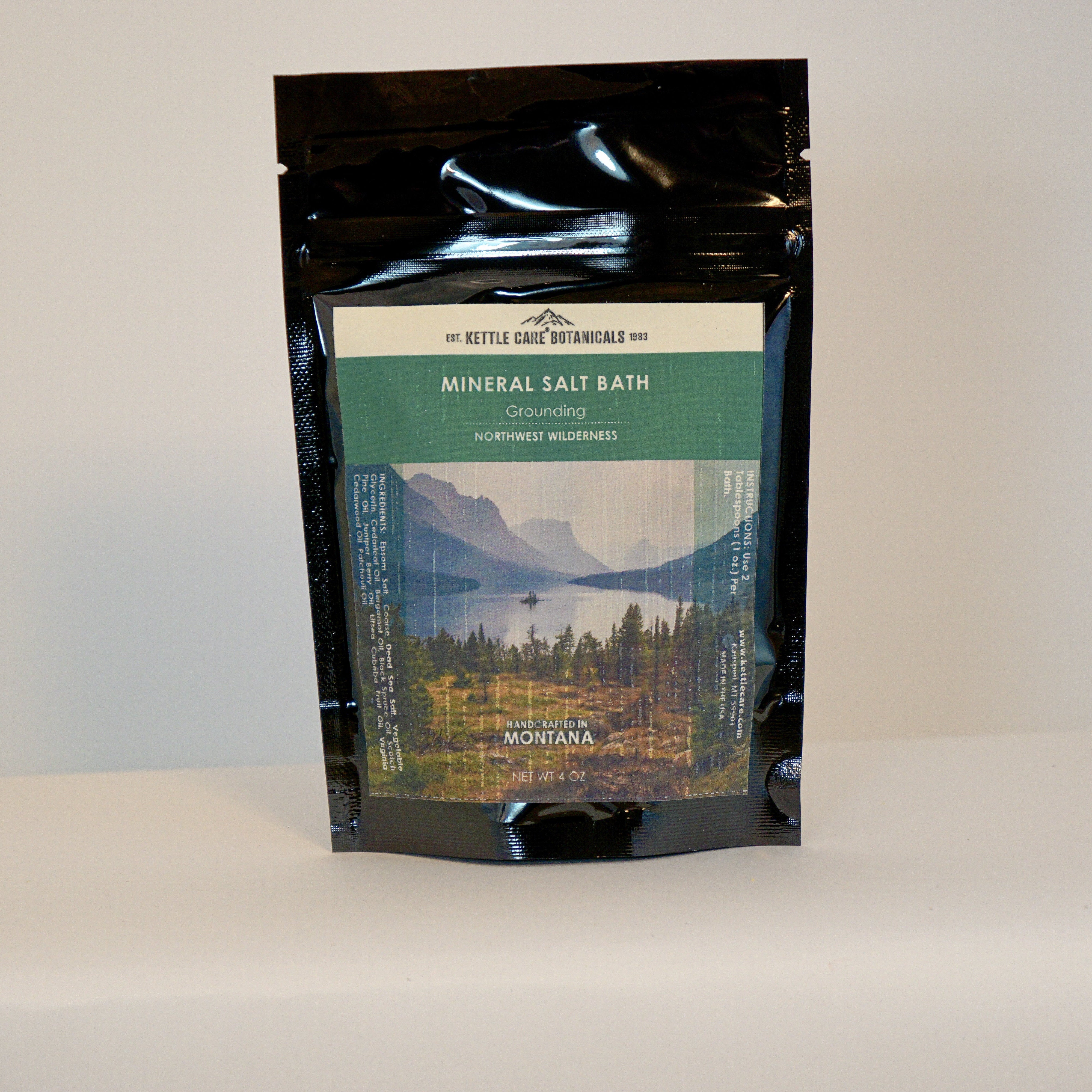 Grounding Northwest Wilderness Mineral Salt Bath, 4 oz