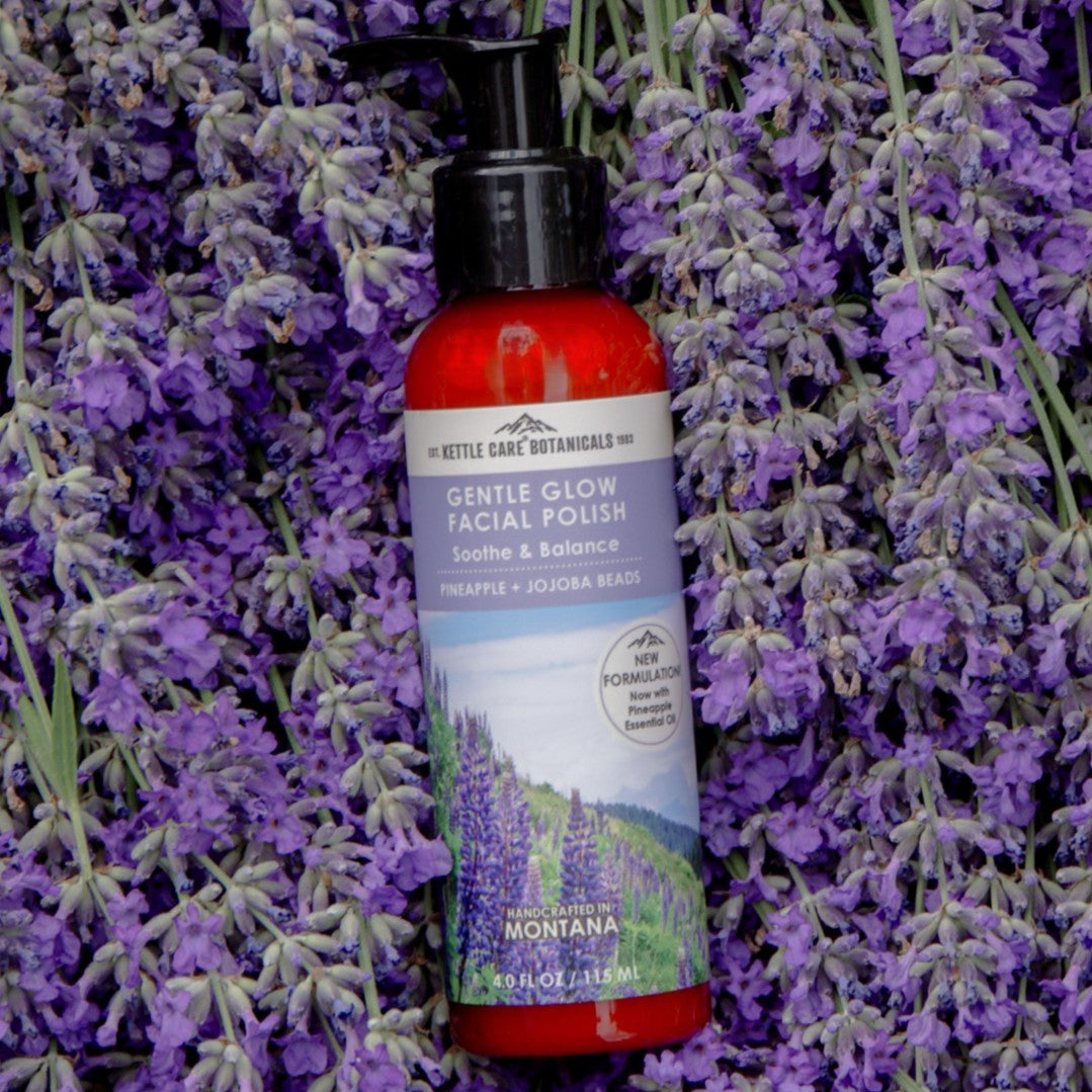 Gentle Glow Facial Polish with Green Tea + Jojoba Beads, 4 fl oz