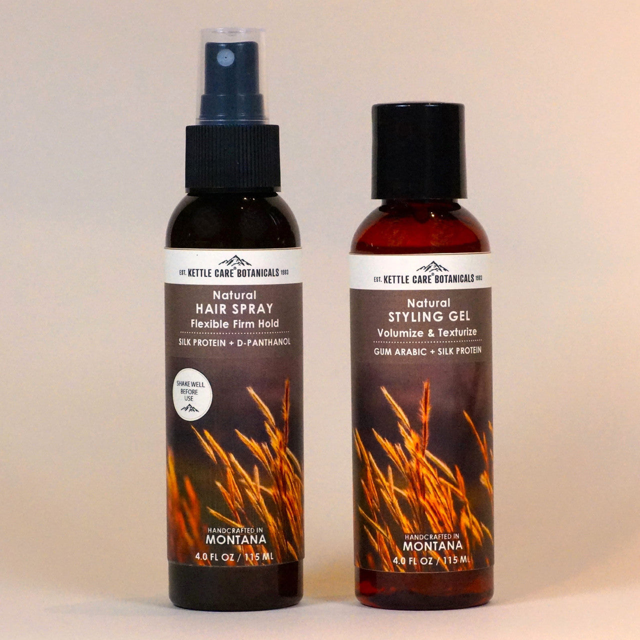 Styling Duo - Natural Hairspray & Styling Gel