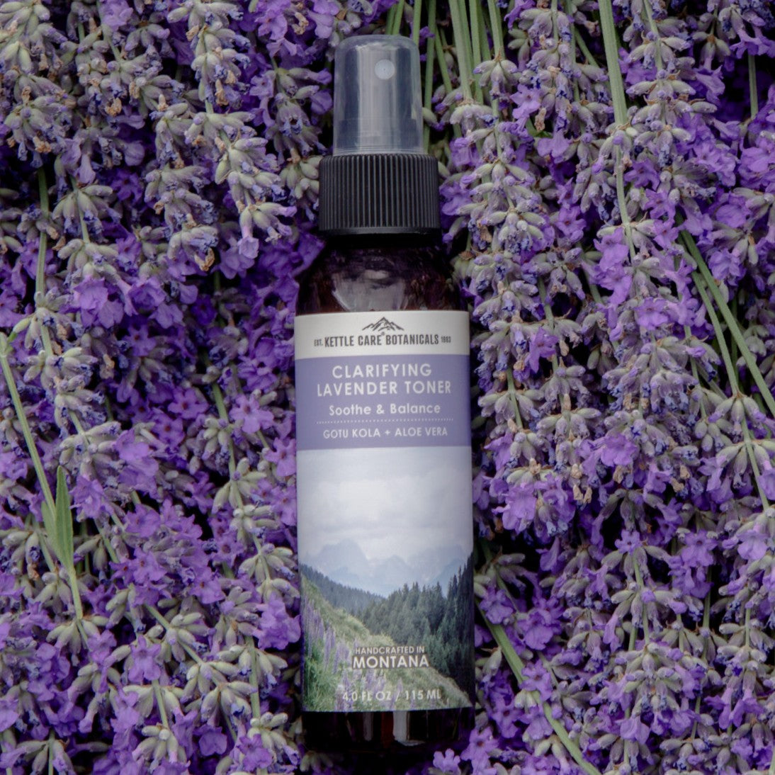 Clarifying Lavender Toner with Goji Berry + Gotu Kola + Aloe Vera, 4 fl oz