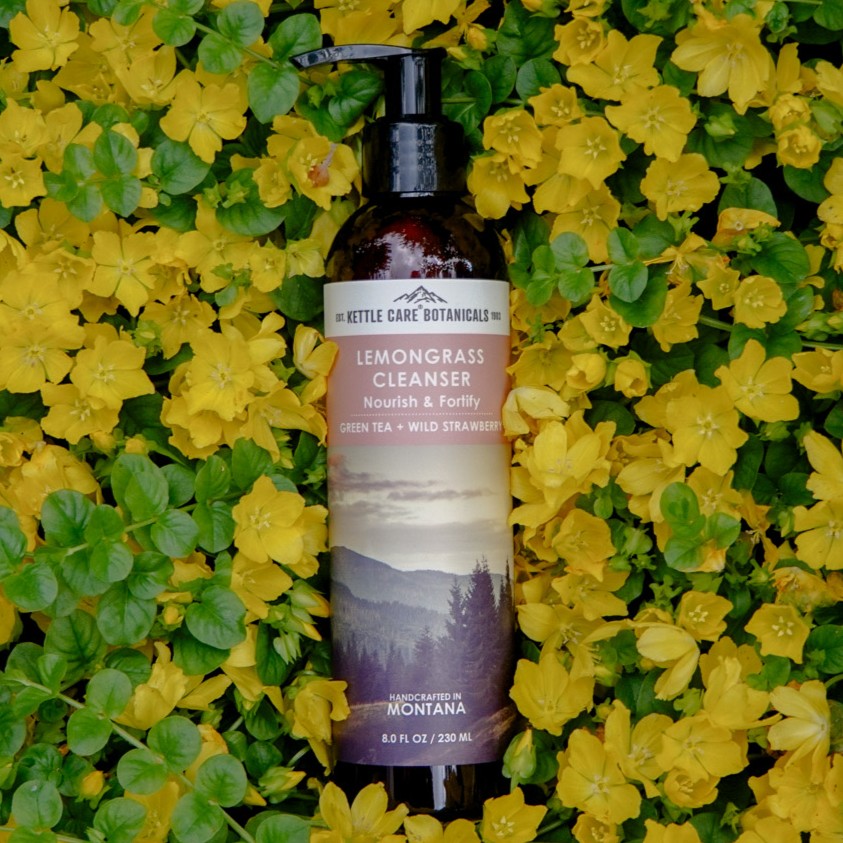 Lemongrass Cleanser with Green Tea + Wild Strawberry, 8 fl oz