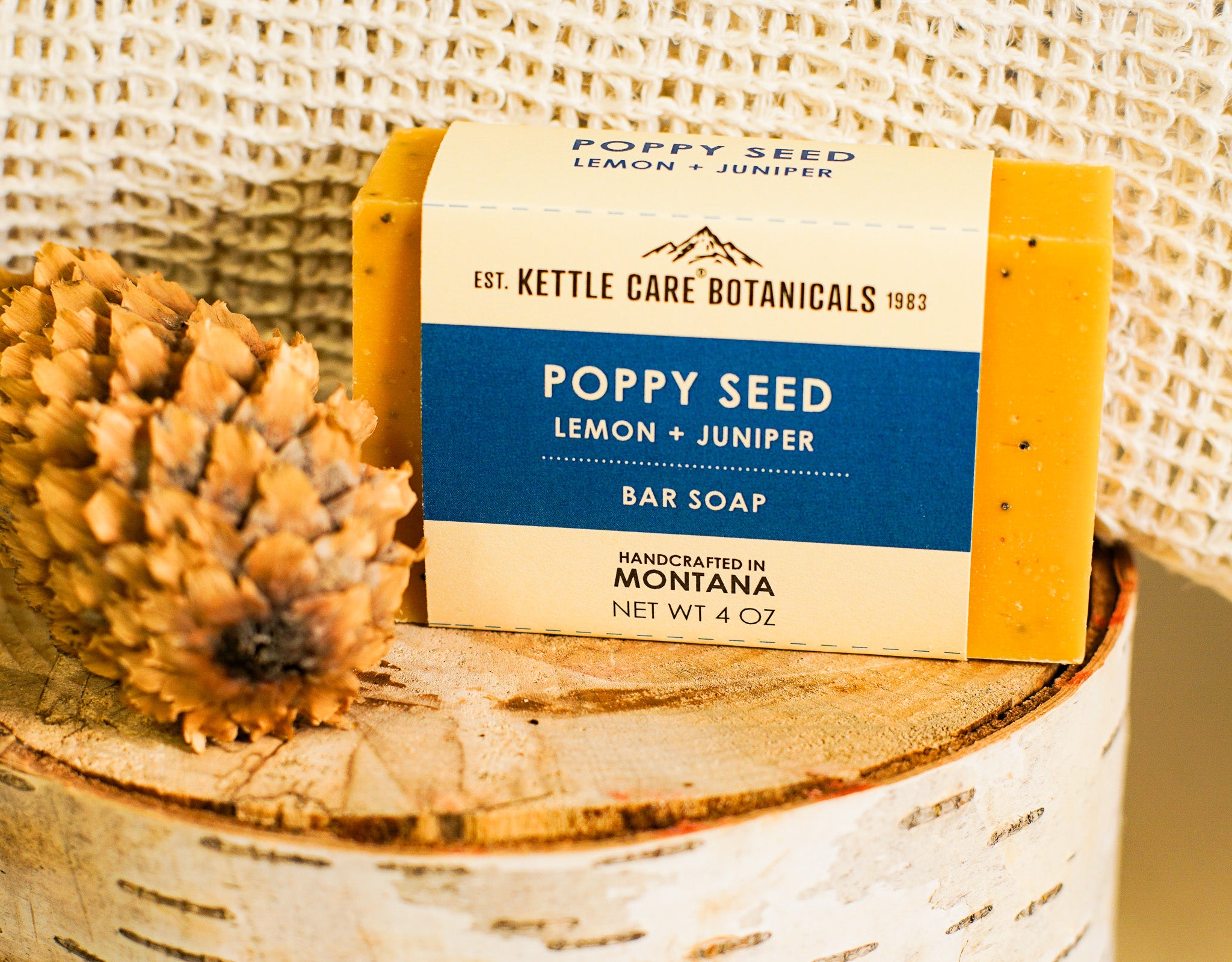 Lemon Poppy Seed Bar Soap, 4 oz