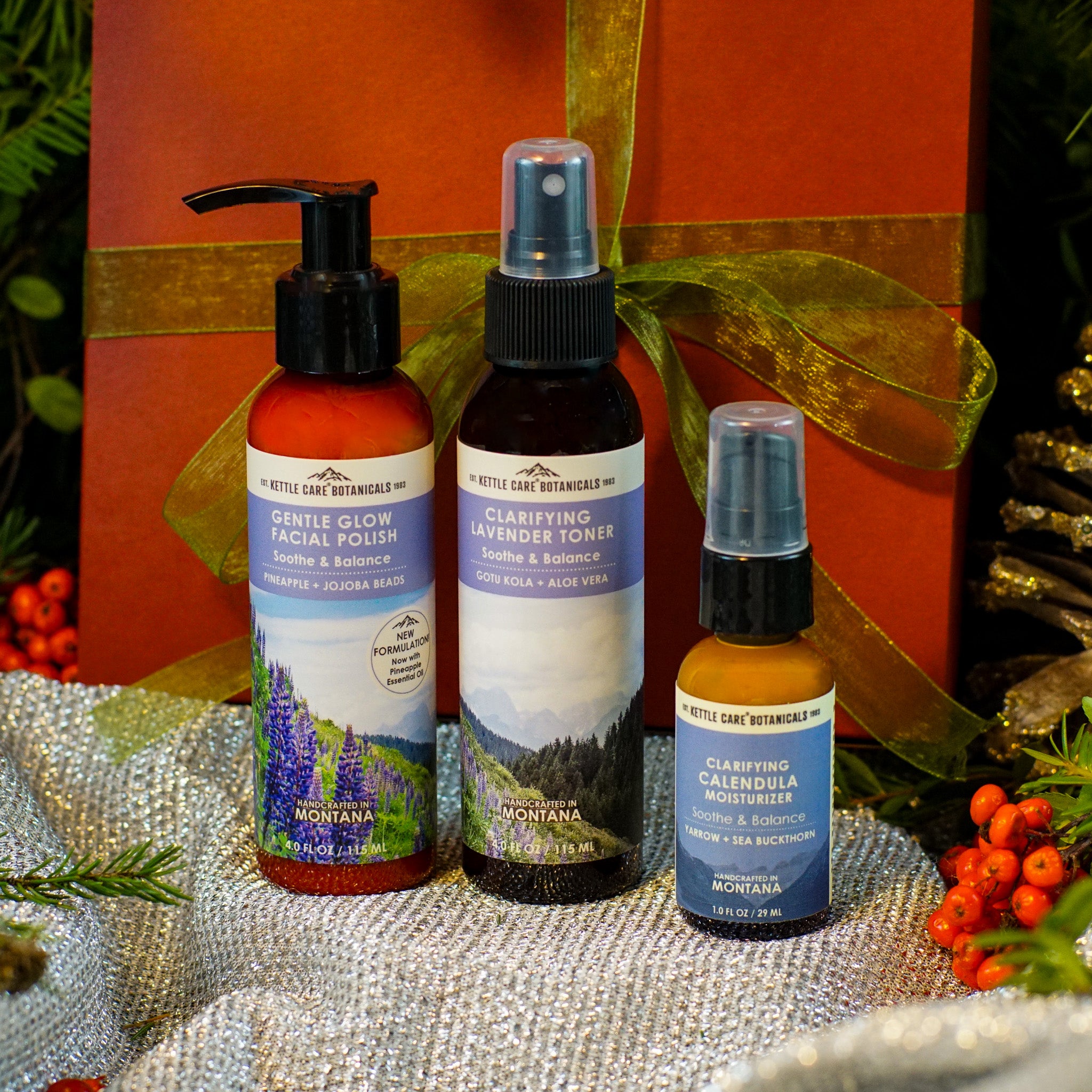 Yuletide Clear Cheer - Balancing Skin Kit For Acneic Teens