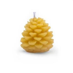 100% Montana Beeswax Pinecone Votive Candle