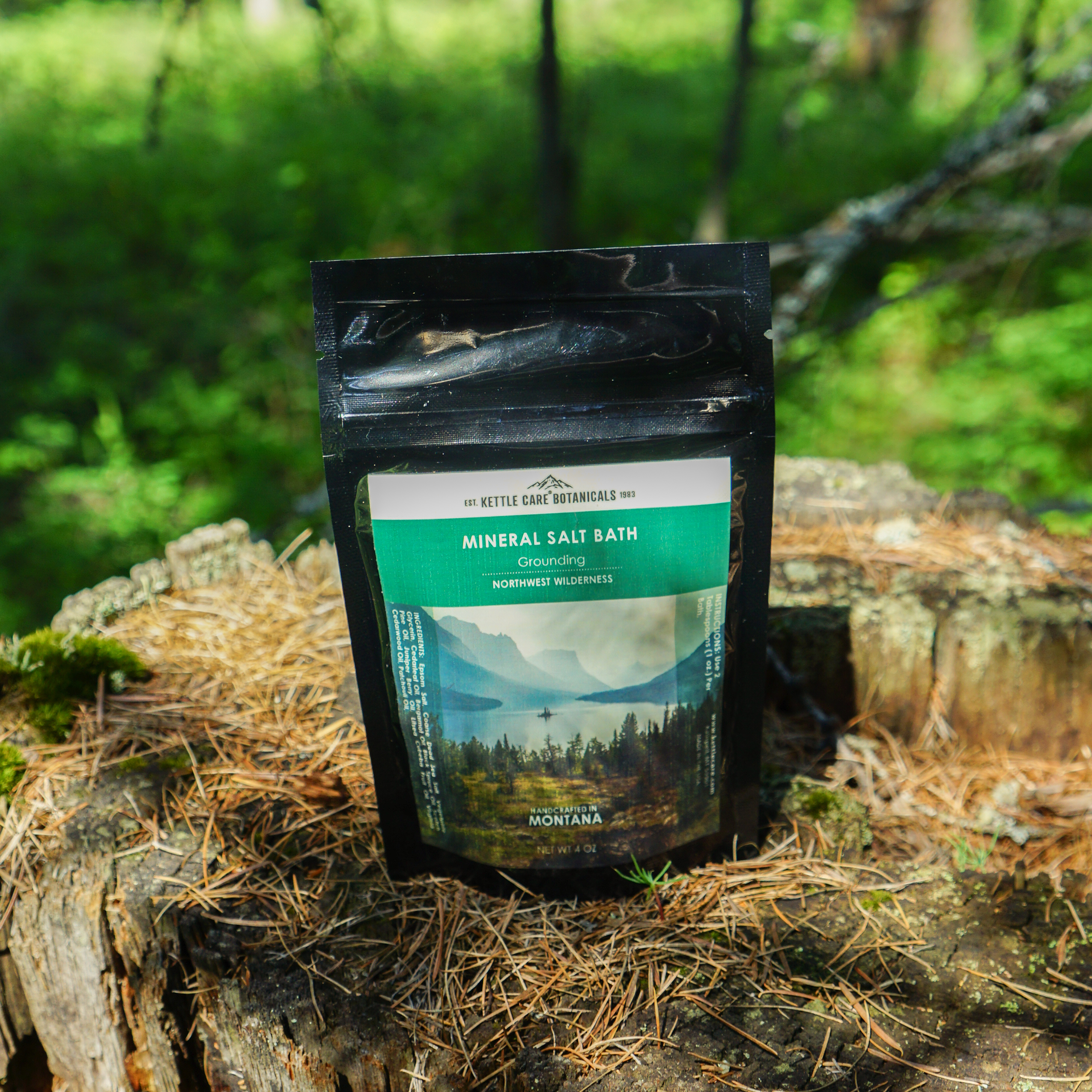 Grounding Northwest Wilderness Mineral Salt Bath, 4 oz