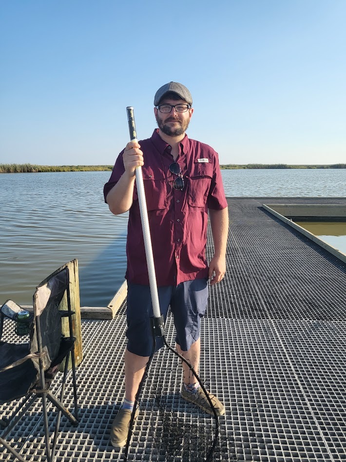 Tina's husband living his best bayou life.